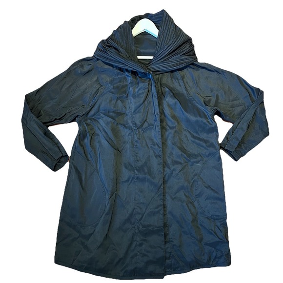 Mycra Pac Jackets & Blazers - Mycra Pac Donatella Mini Jacket Women M/L Black Reversible Raincoat USA